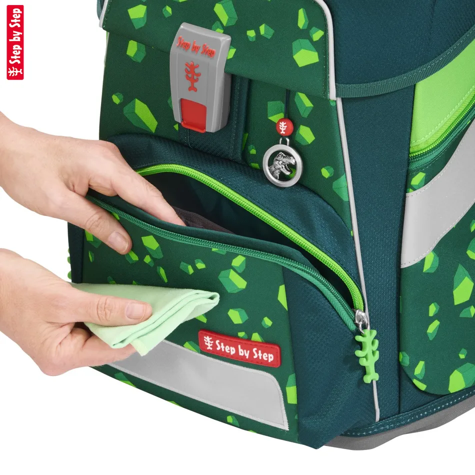 Školská aktovka-taška Step by Step SPACE, Dino Targo - 5-dielny set, AGR certifikát