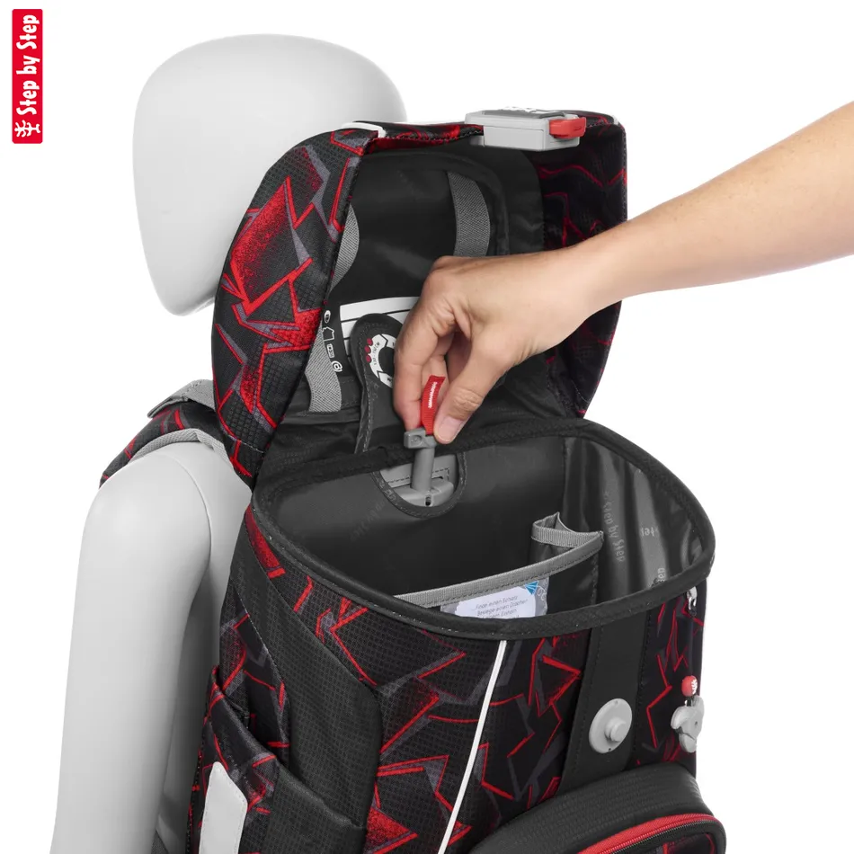 Step by Step školská taška FIT Ninja Yuma – 5-dielny set s AGR certifikátom