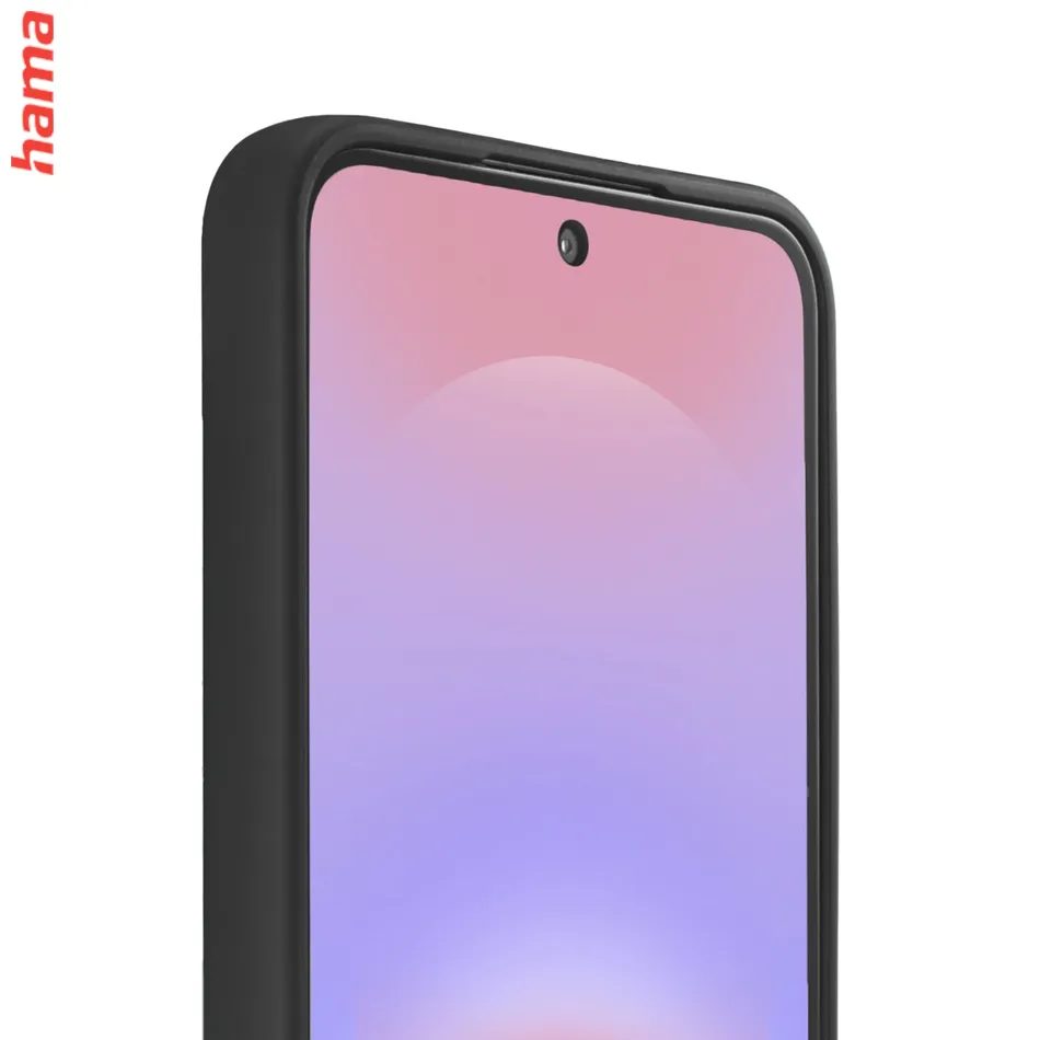 Hama čierny kryt na mobil Samsung Galaxy A37 5G, Fantastic Feel, hebký povrch