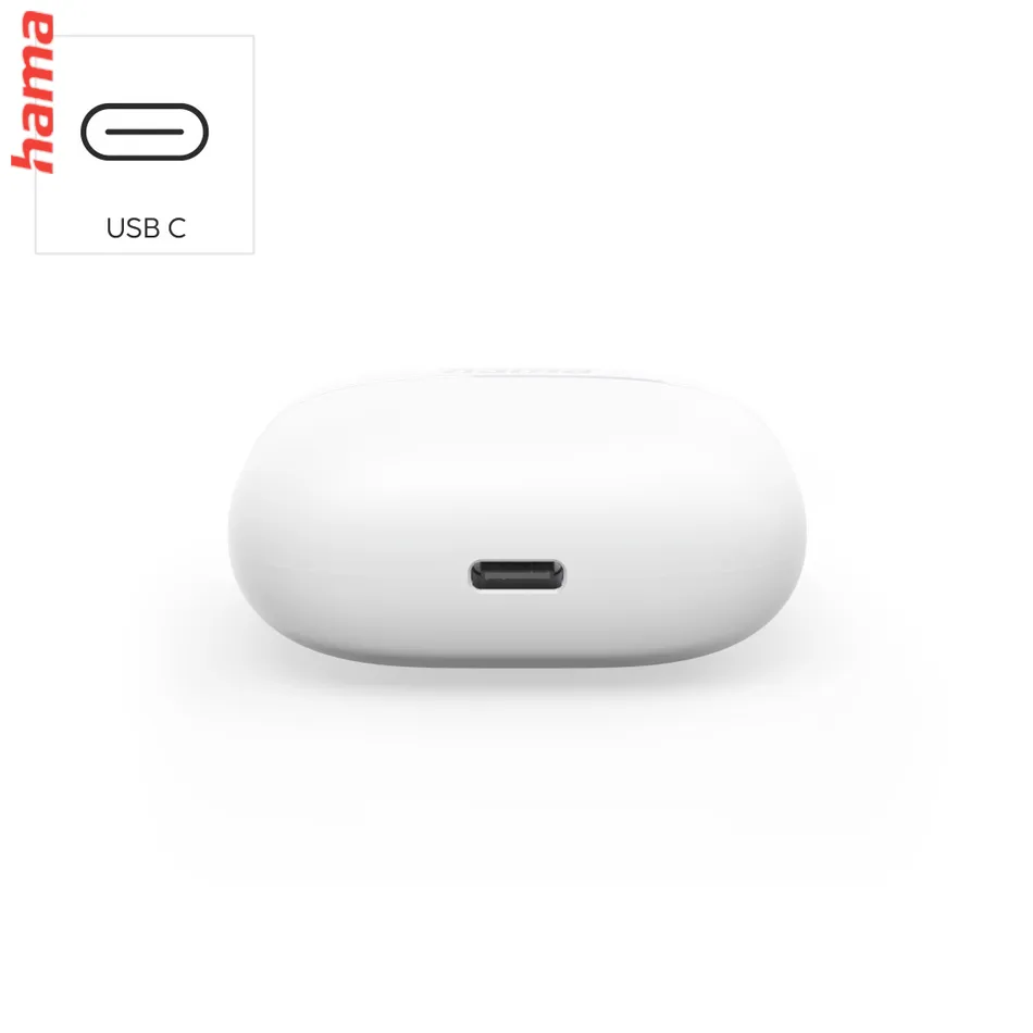Hama slúchadlá do uší Freedom Light II, Bluetooth, TWS, mikrofón, biele