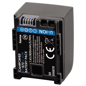 Canon Legria HF S10 bateria