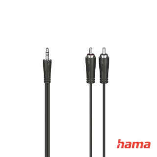 Hama audio kábel jack-2cinch 3 m