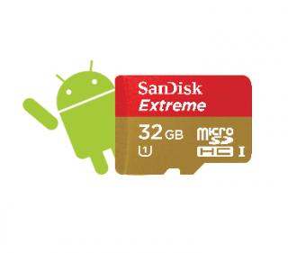 SanDisk microSDHC 64GB + adaptér