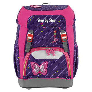 Školská taška Trblietavý motýľ Step by Step GRADE
