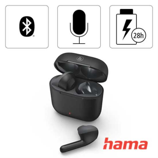 Hama Bluetooth slúchadlá Freedom Light čierne 