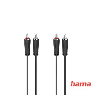 Hama audio kábel 2 cinch 1,5 m stereo