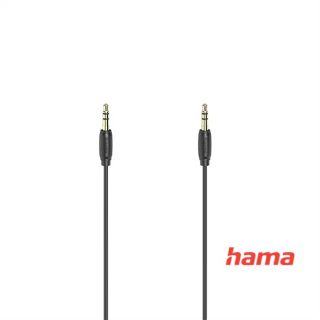 Hama audio kábel jack 3,5 mm 0,5 m slim