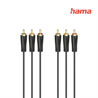 Hama AV kábel 3cinch 1,5 m