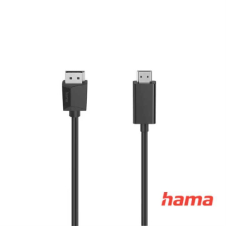 Hama kábel DisplayPort na HDMI 1,5 m UHD/4K