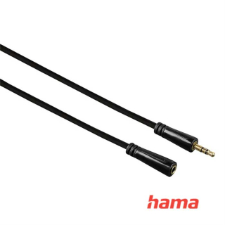 Hama predlžovací audio kábel jack 3,5 mm stereo 5 m pozlátený