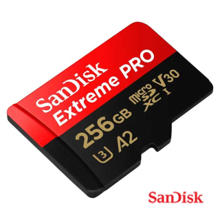 SanDisk microSDXC PRO 256 GB prenosová rýchlosť 200 MB/s + Adapter