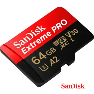 SanDisk microSDXC PRO 64 GB prenosová rýchlosť 200 MB/s + Adapter