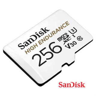 SanDisk microSDXC High Endurance Video 256 GB C 10 U3 V30 adaptér