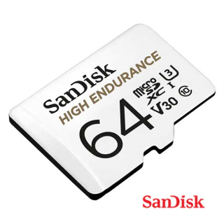 SanDisk microSDXC High Endurance Video 64 GB C 10 U3 V30 adaptér