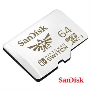 Sandisk Nintendo Switch micro SDXC 64 GB 100 MB/s A1 C10 V30 UHS-1 U3