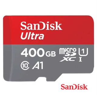 SanDisk Ultra microSDHC 400 GB 120 MB/s A1 Class 10 UHS-I s adaptérom