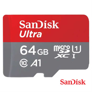 SanDisk Ultra microSDHC 32 GB 64 MB/s A1 Class 10 UHS-I s adaptérom