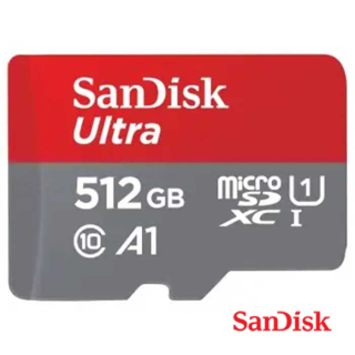 SanDisk microSDXC 512 GB prenosová rýchlosť 150 MB/s + Adapter