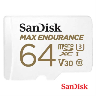 SanDisk MAX ENDURANCE microSDHC Card s adaptérem 64 GB
