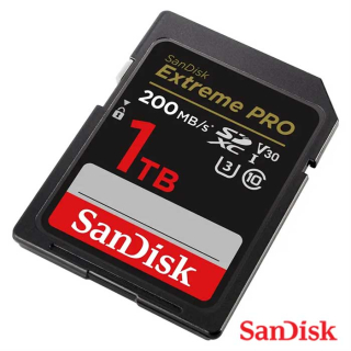 SanDisk Extreme PRO 1 TB SDXC Memory Card 200 MB