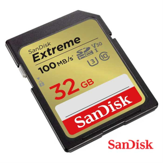 SanDisk Extreme 32 GB Memory Card up to 100 MB/s
