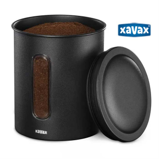 Xavax Barista dóza na kávu 500 g vzduchotesná čierna