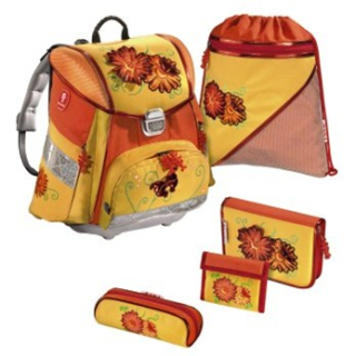 Školská taška Sunny Flowers 5-dielný set