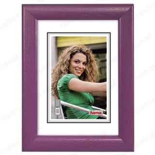 Drevený rámik 10x15 Clarissa fialový
