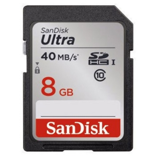 SD Ultra SDHC 8 GB 40 MB/s Class 10 UHS-I