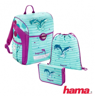Školská taška pre prváka Trikky Delfíny 0,65 kg