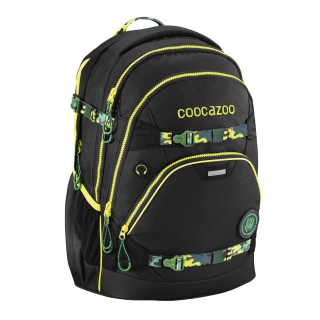 Školský batoh Coocazoo e-ScaleRale TecCheck s elektronicky nastaviteľným Black