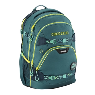 Školský batoh Coocazoo e-ScaleRale TecCheck s elektronicky nastaviteľným Petrol