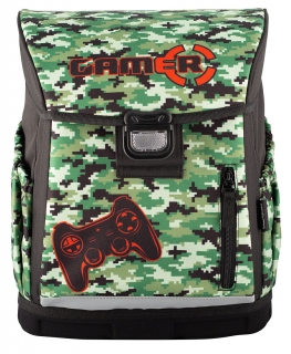 Školská taška pre prvákov Gamer