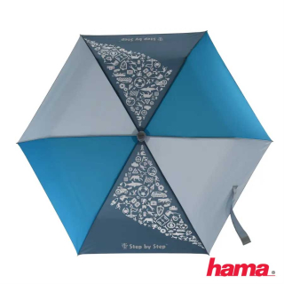 Detský dáždnik meniaci farbu modrý