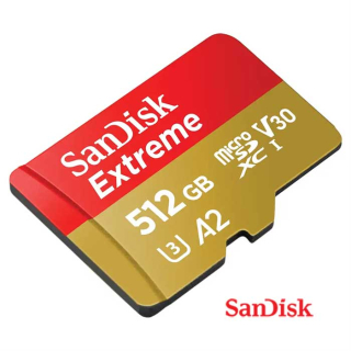 SanDisk microSDXC 512 GB prenosová rýchlosť 190 MB/s + Adapter