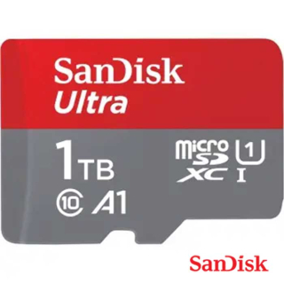 SanDisk microSDXC 1TB prenosová rýchlosť 150 MB/s + Adapter