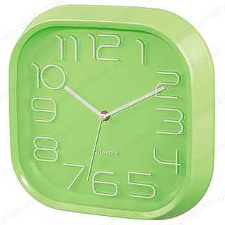 Nástenné hodiny zelené